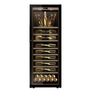 Großer Champagner-Kühlschrank zum Servieren, 1 Temperaturstufe